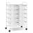 Milin 10 Drawer Storage Drawer with Locking Wheels-299059419
