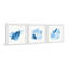 Brush Swatch - Ensemble de 3 reproductions de cadres photo simples-87148996
