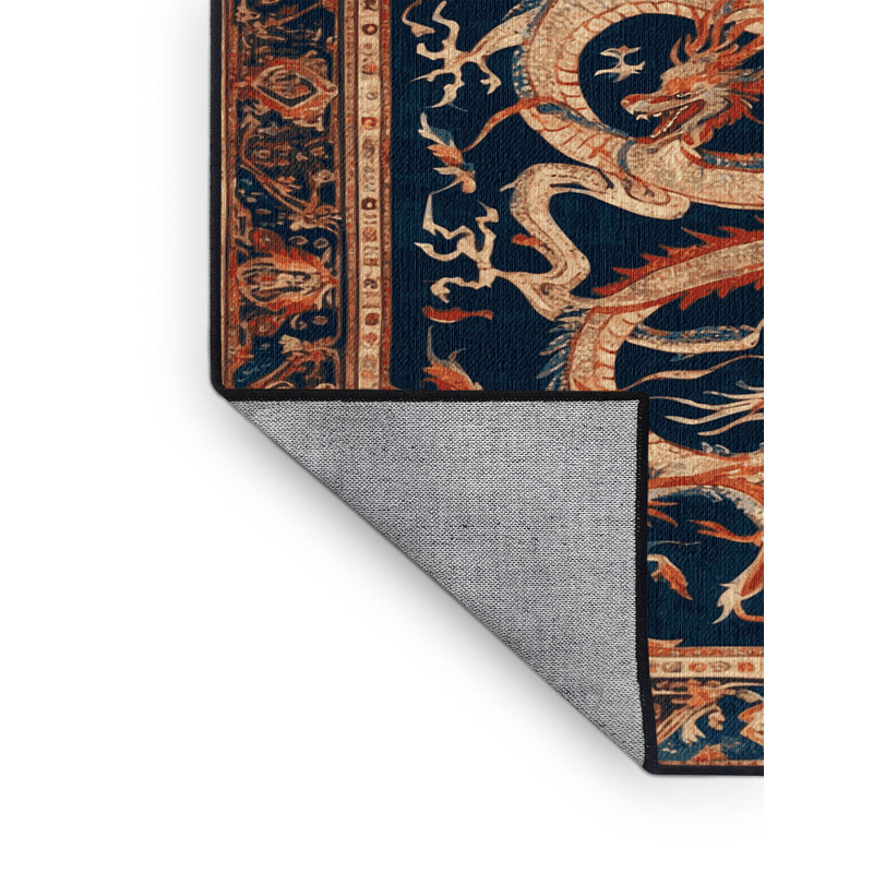 Machine Washable Persian Gray Area Rug, Square 8'