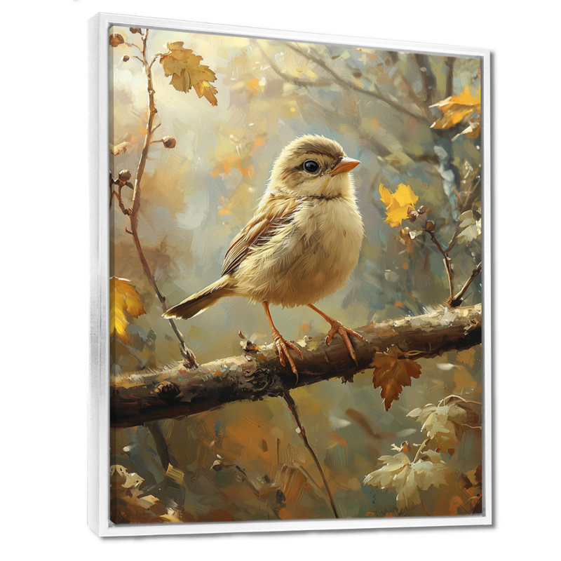 Haines - Animaux, art mural, salon, H 40 po x l 30 po, Impression encadrée flottante, Blanc