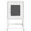 36cm W Steel Bedside Table-1599888851