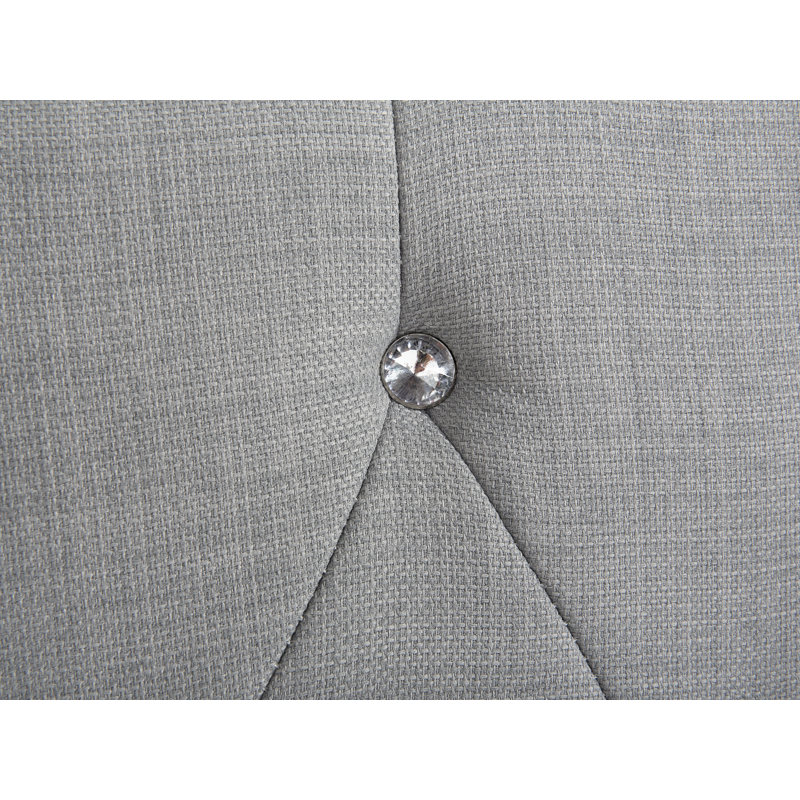 Upholstered Ottoman Storage Bed, European Super King (180 x 200 cm), Grey