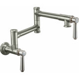 Davoli Pot Filler - Dual Handle Wall Mount - Traditional