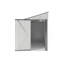 Remise de rangement bicolore optionnelle, porte à charnière simple, conception structurelle solide, bonne ventilation, surface avec film protecteur et convenant à divers cas de figure-119307069