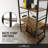 Caphaus 4 Tier Free Standing Shelf, 24 Inch Width Bookshelf, Bookcase Shelf Storage Organizer
