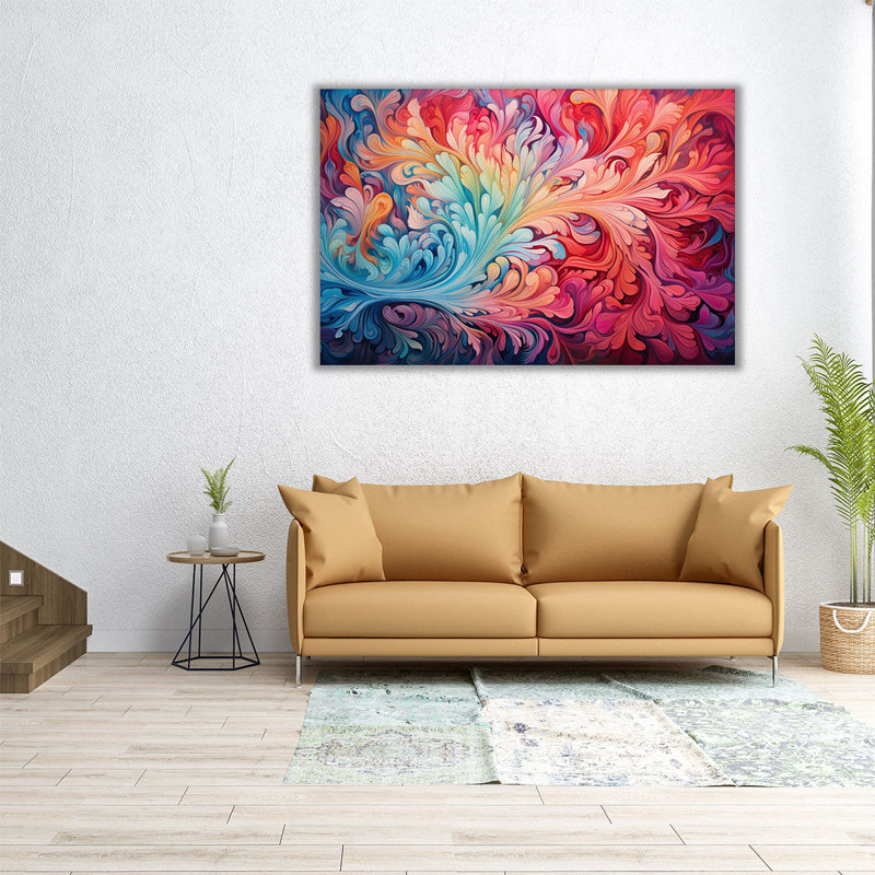 Fantaisie de corail, H 20 po x l 30 po