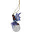 Blue Violet Bubble Rider Fairy Ornament Amy Brown Holiday Collection Accent