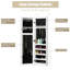 Armoire pour bijoux avec miroir à suspendre à une porte Annice