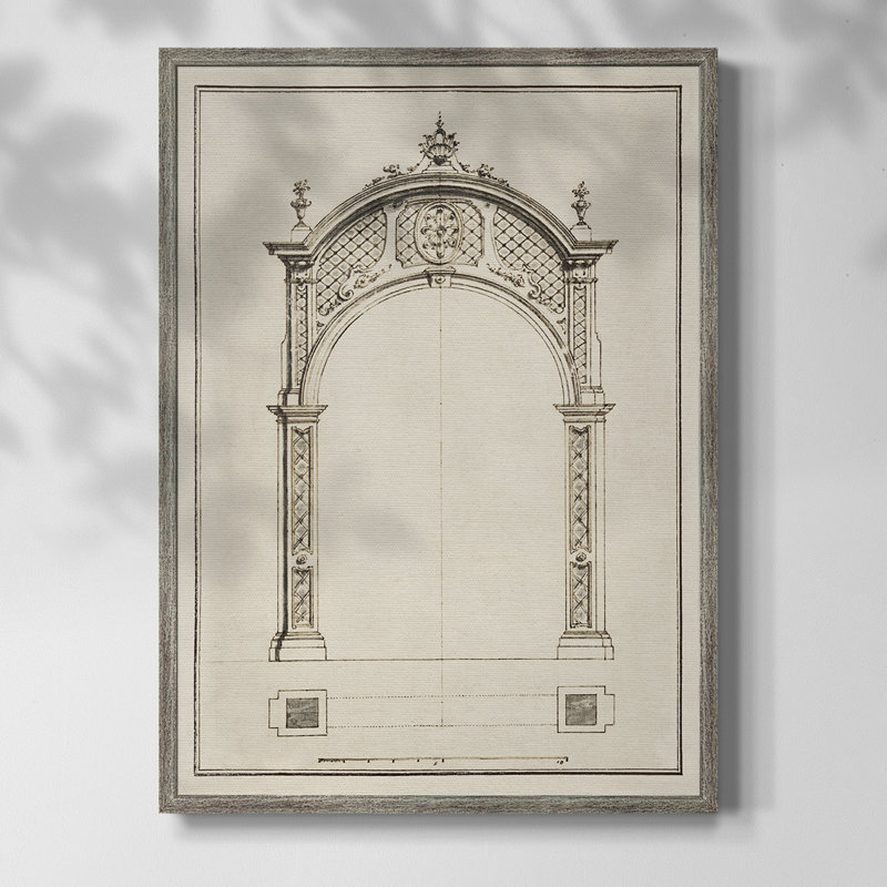 Arch Framed Print - Solid Wood, 11" H x 9" W