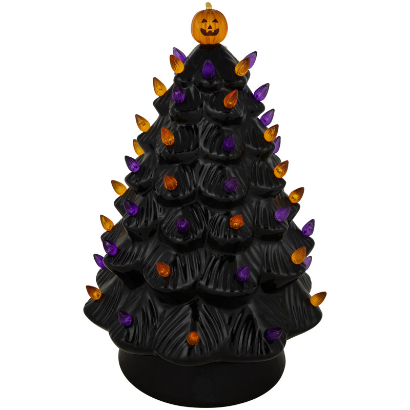 Arbre de table d'Halloween, plantes et fleurs