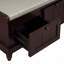 Banc de rangement rembourré 3 tiroirs Classic-107084866