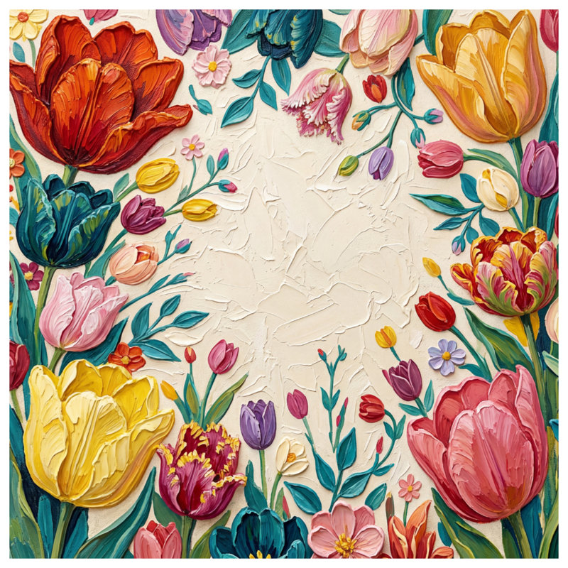 Colourful Floral Bouquet Bath Mat, 24in W x 17in L