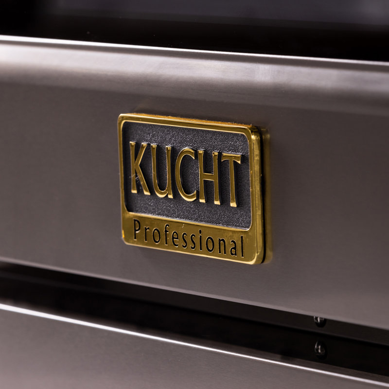 48 in. 6.7 cu. ft. 8 Burners Dual Fuel Range with Kucht Horus Thermostat, Stainless Steel, Natural Gas