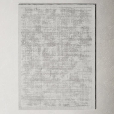 Mckinley Handmade Viscose Light Sage Rug