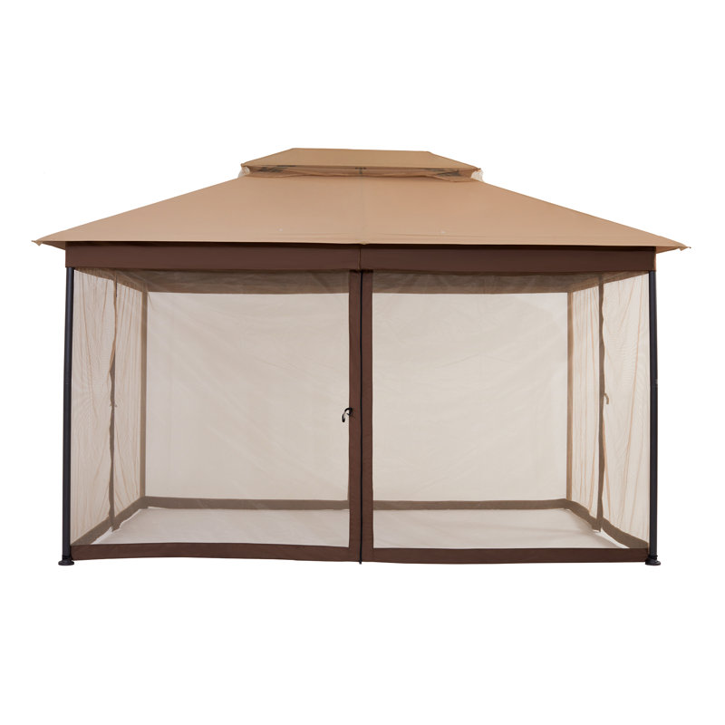 10 pi. L 13 pi. D Pavillon de jardin en fer