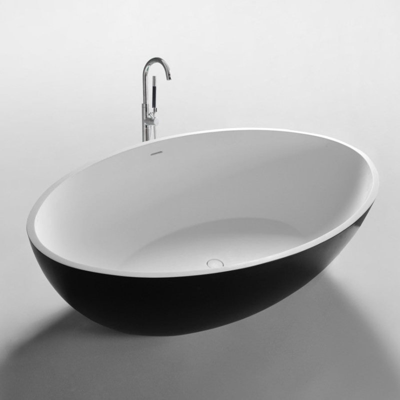 SW-151B (69 x 41), Brillant / noir mat