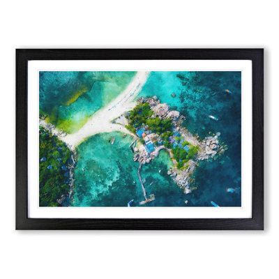 Koh Pha- Ngan in Ko Tao Thailand - Picture Frame Painting on MDF