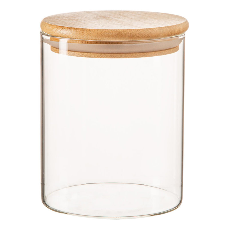 Glass Jar, 12.5cm H x 10cm W x 10cm D