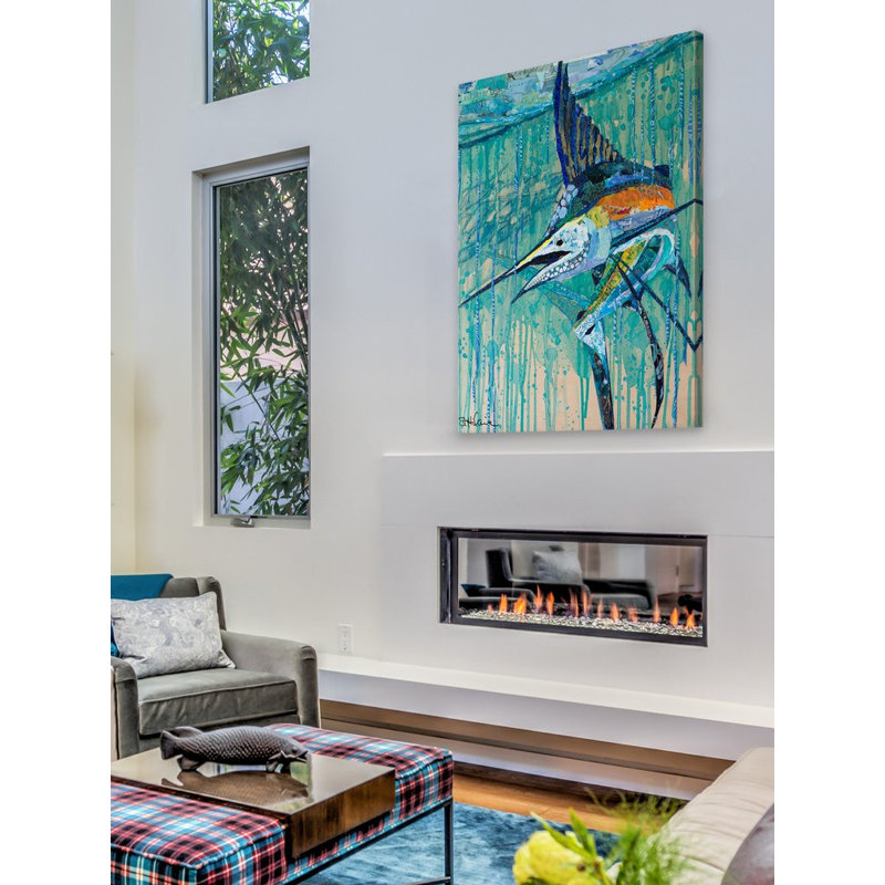 Elizabeth St. Hilaire - Wrapped Canvas Painting, 45cm H x 30cm W x 3.81cm D