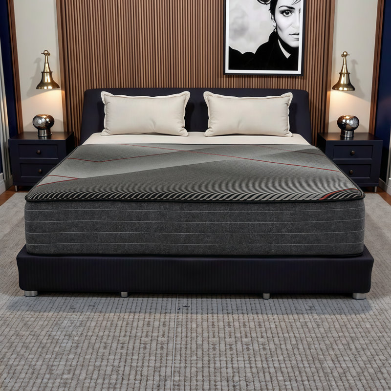 11 Inch Hybrid Cooling Mattress with Pocket Coils & Reinforced Edge Support - Medium Firm for All Sleep Styles, Ships Compressed