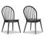 Chaise d'appoint à dossier Windsor en bois massif Tivoli-868084908