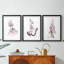 Strike A Pose I  -Custom Framed  Premium Print W Matt - 3 Pieces-273516775-273516773