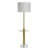 Tuart 64'' Antique Gold Tray Table Floor Lamp