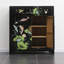 Armoire d'appoint peinte