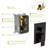 10 Inch Shower System With Waterfall Tub Spout - Oil-rubbed Bronze 3 Function Shower, Rainfall & Handheld -balanced Valve For Security And Comfort Simple Installation Sanitary Maintenance 10" Square-118034394