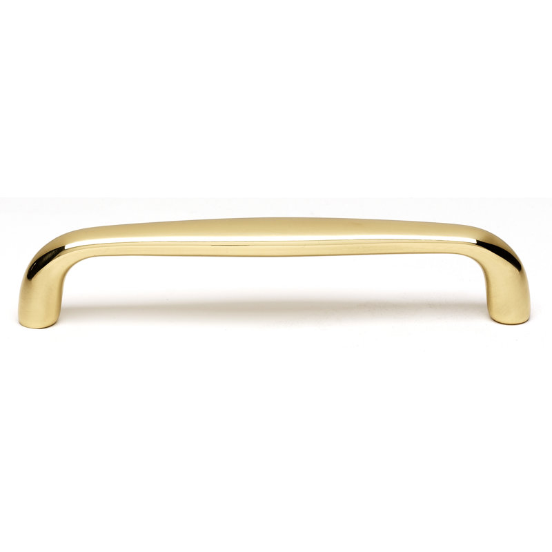 Contemporary Arch Pull, Polished Brass