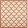 Bordeaux Geometric Beige/Orange Indoor/Outdoor Area Rug