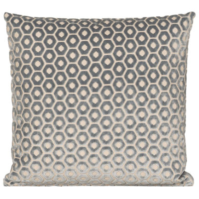 Beatrice Embossed Hexagon Throw Pillow