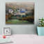 Campagne hameau - peinture sur toile tendue-643661616