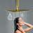 Rain Adjustable Shower Head 1.8 GPM GPM with Self-Cleaning-101920026