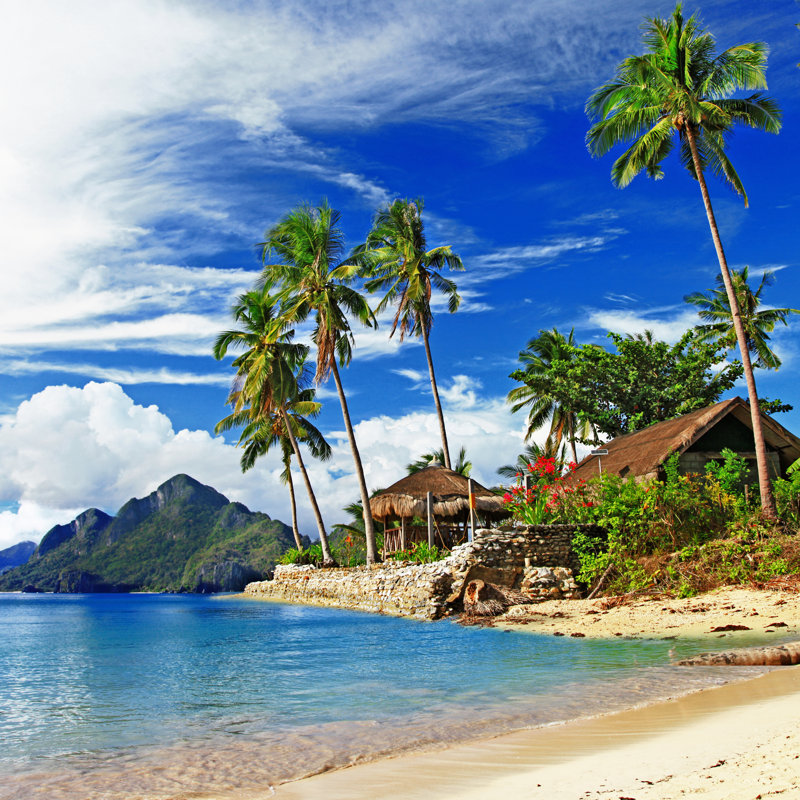 Beautiful El Nido,Philippines Island by Freeartist - Wrapped Canvas Print, 30cm H x 46cm W x 3.8cm D