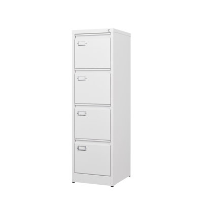 15.12'' Wide 4 -Drawer Steel File Cabinet