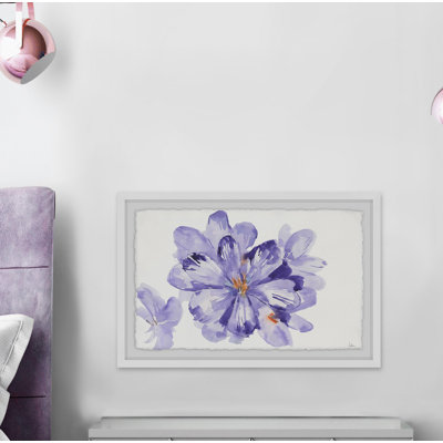 Purple Triumph 1 Piece Single Picture Frame Painting