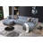 Ariana Velvet Double Chaise Sectional-351797019