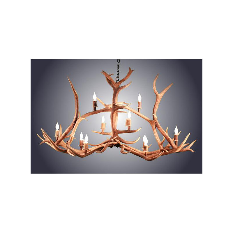 Larkin 10 - Light Chandelier, Sun Bleached