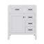Meuble-lavabo de 30 po sans lavabo supérieur, base d'armoire seulement, armoire de salle de bain à 3 tiroirs, une porte avec tablette-1740746626