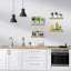 Tablettes flottantes murales pour décoration murale Sorbus - Moyen 16,25 po, paquet de 4, bois d'érable-826245565-826245506