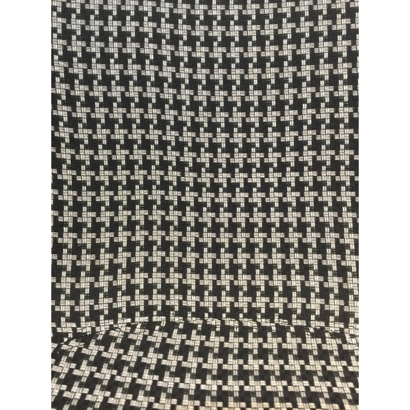 Chaise avec accoudoirs rembourrée Gilly, Noir / Gris
