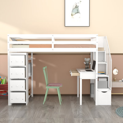 Kids Twin Loft Bed