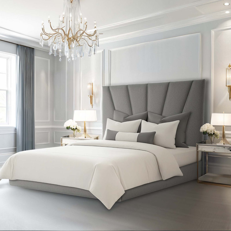 Rose Velvet Bed, King