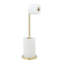 2 In 1 Free Standing Toilet Paper Holder