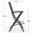 Outdoor Wicker Barstools Faux Rattan Patio Bar Stools Foldable Chair, Multibrown, Set Of 2