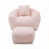Fausse fourrure rose sélectionné