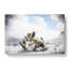 Sleeping Rhino In Abstract - Wrapped Canvas-55340032