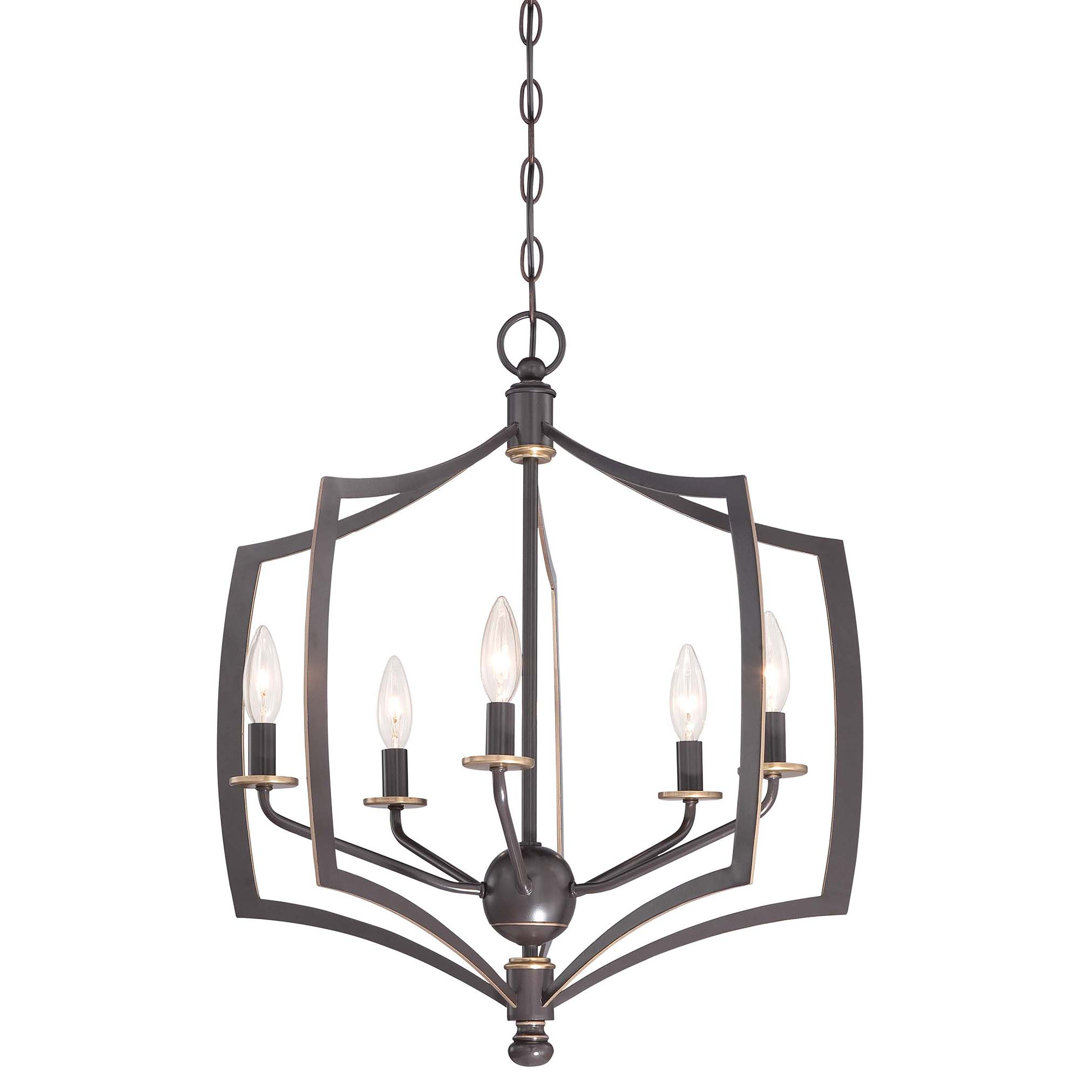 5 - Light Dimmable Geometric Chandelier Alcott Hill®