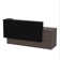 Ebern Designs Royalle Rectangle Synthetic Laminate Reception Desk ...